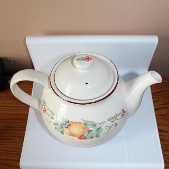 🍁5/$25🎃 Corelle Abundance Teapot With Lid - Picture 3 of 4